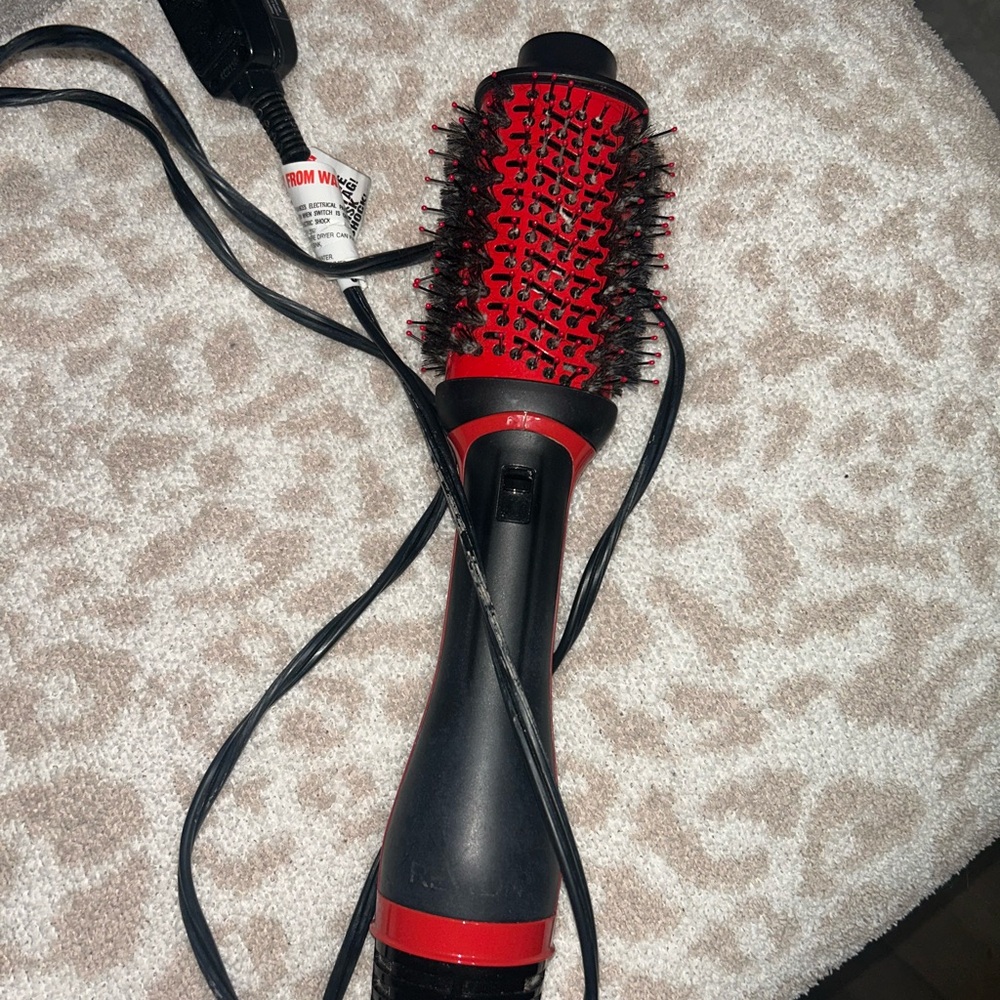 Revlon Red and Black Hair Dryer Brush